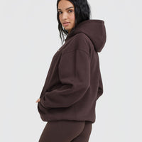 Foundations Hoodie | Plum Brown