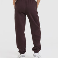 Foundations Joggers | Plum Brown