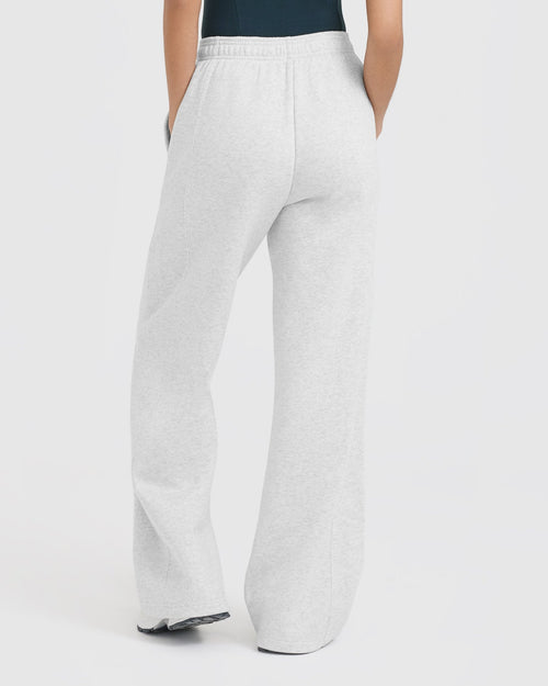 Foundations Straight Leg Sweatpants | Light Gray Marl