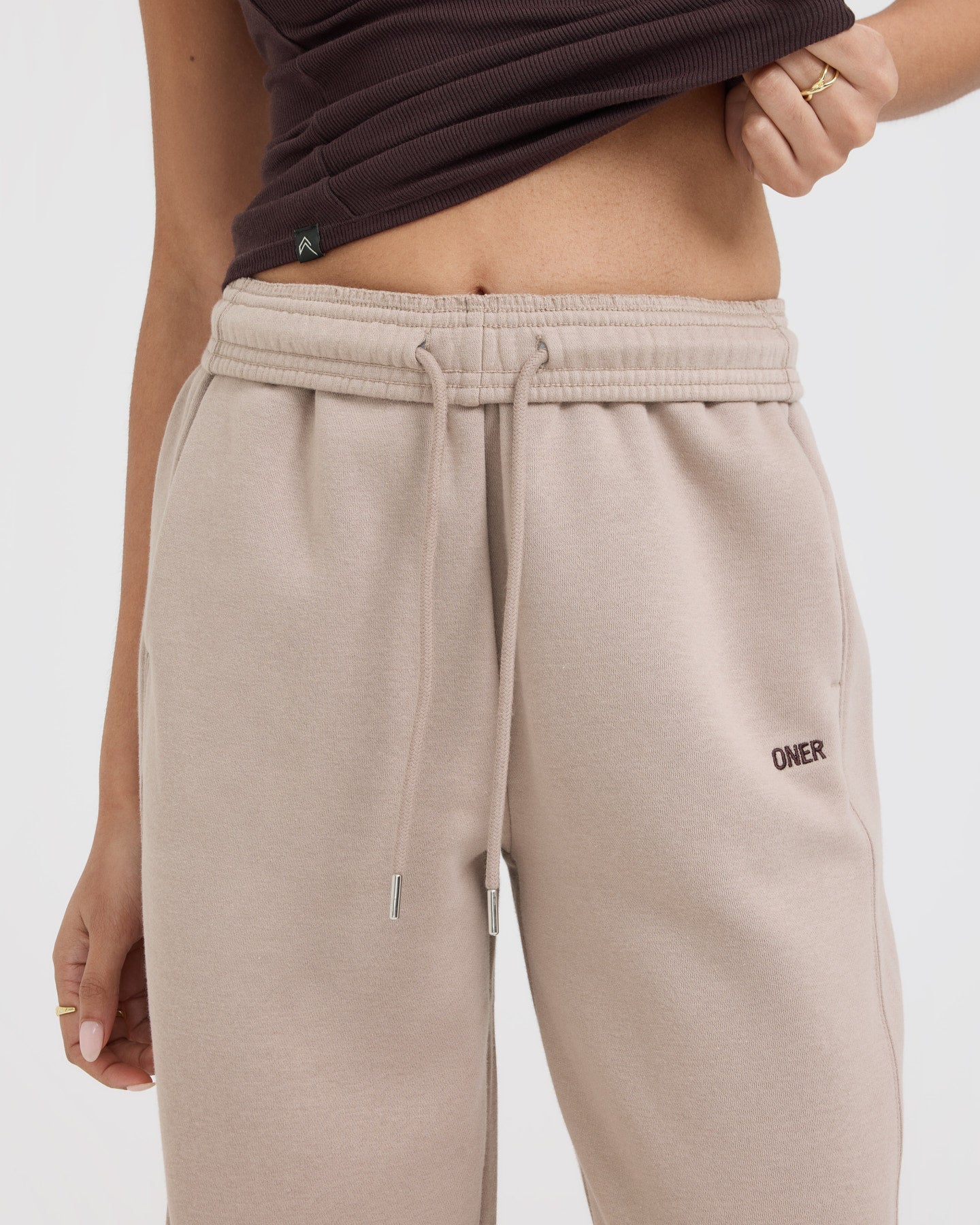 Foundations Straight Leg Sweatpants | Mushroom Brown
