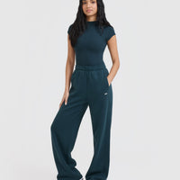 Foundations Straight Leg Sweatpants | Oil Blue