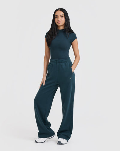 Foundations Straight Leg Sweatpants | Oil Blue