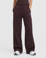 Foundations Straight Leg Sweatpants | Plum Brown