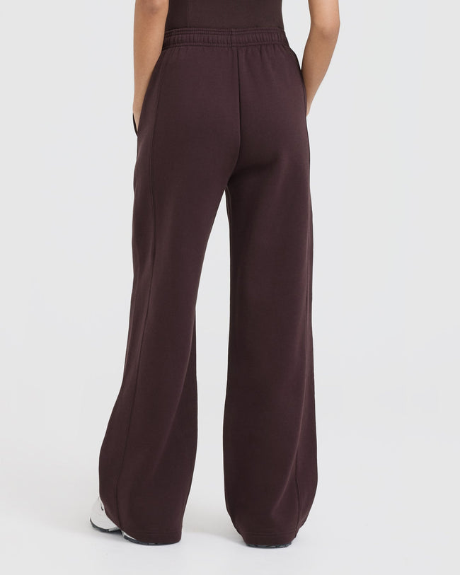 Foundations Straight Leg Sweatpants | Plum Brown