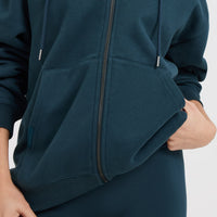 Foundations Zip Up Hoodie | Oil Blue