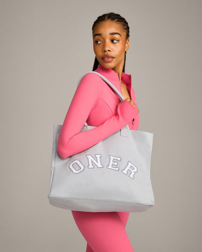 Oner Girlfriend Canvas Tote | Platinum Gray