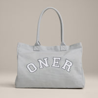 Oner Girlfriend Canvas Tote | Platinum Gray