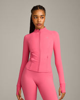 UnifiedMove Pocket Jacket with Reflective Logo | Hot Girl Pink