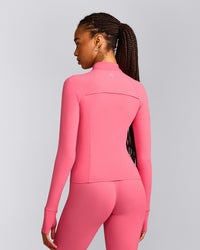 UnifiedMove™ Pocket Jacket with Reflective Logo | Hot Girl Pink