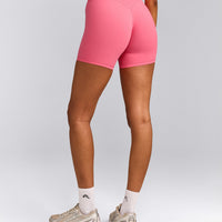 UnifiedMove™ Wrap Shorts 6" with Reflective Logo | Hot Girl Pink