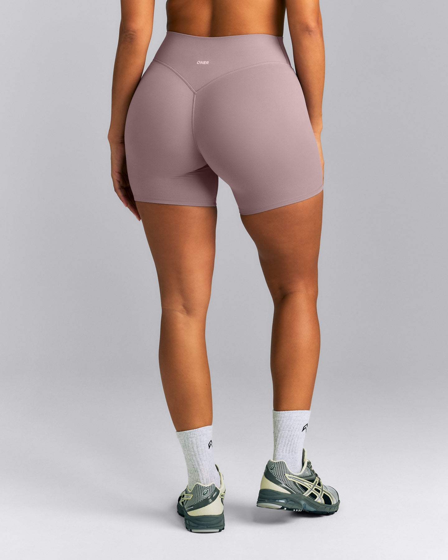 SoftMotion™ High Waisted Shorts 6" New Branding | Dusty Purple