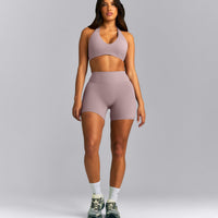 SoftMotion™ High Waisted Shorts 6" New Branding | Dusty Purple