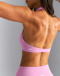 SoftMotion™ Minimal Halter Neck Bralette New Branding | Rose Pink