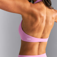 SoftMotion™ Minimal Halter Neck Bralette New Branding | Rose Pink