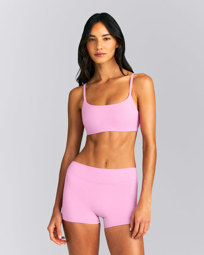 SoftMotion™ Strappy Sports Bra New Branding | Rose Pink