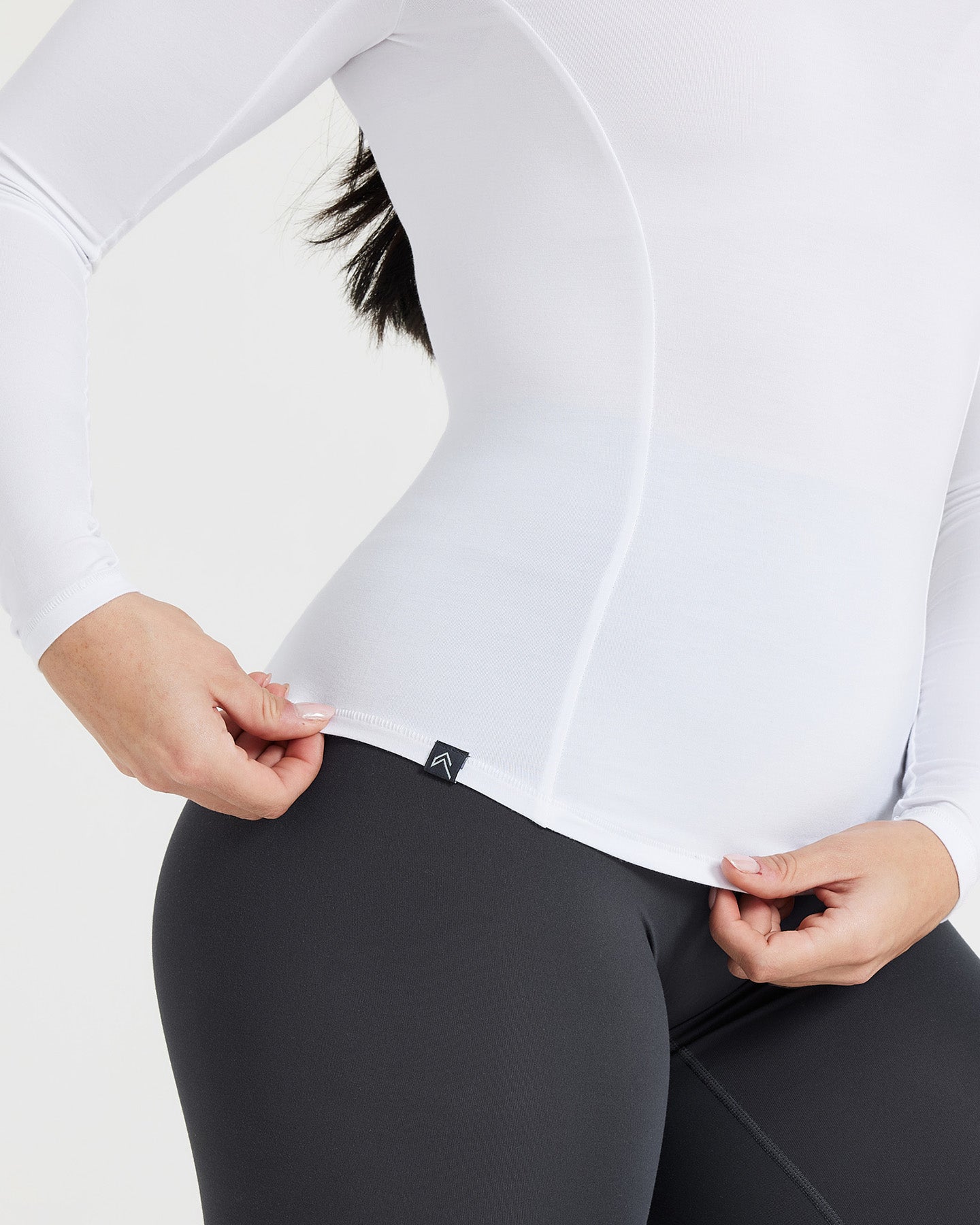 White Long Sleeve Top Women's - Slim Fit | Oner Active US