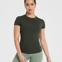 Mellow™ Soft Short Sleeve T-Shirt | Khaki