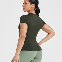 Mellow™ Soft Short Sleeve T-Shirt | Khaki