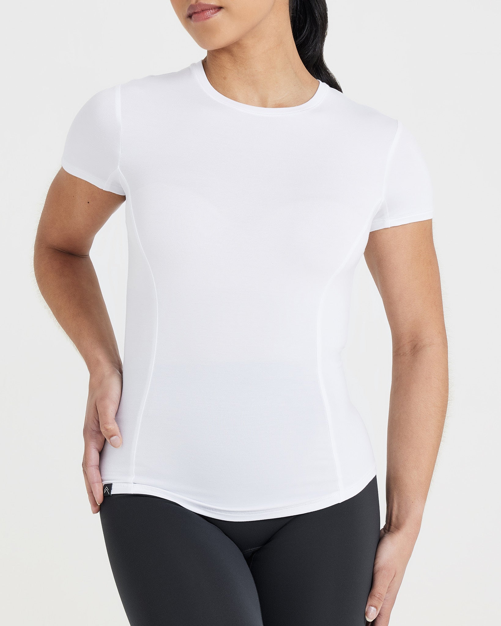 Women's Short Sleeve Shirt White - Cap Sleeve | Oner Active US