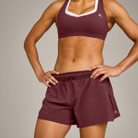 AirMove™ Lined Shorts 4" with Pocket New Branding | Velvet Mocha