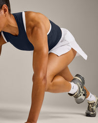 AirMove™ Lined Shorts 4" with Pocket New Branding | White