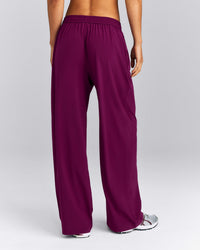 AirMove™ Straight Leg Drawcord Pants | Ripe Fig