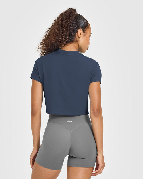 Cotton Relaxed T-Shirt | True Blue