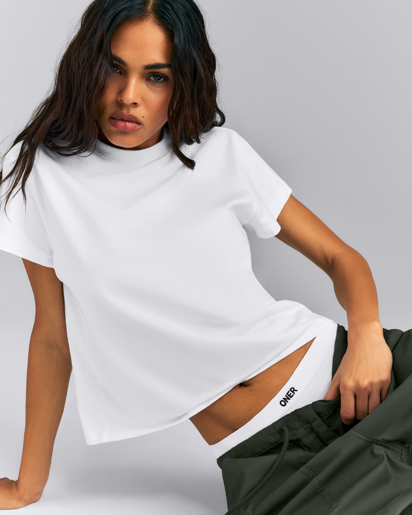 Regular Cotton Short Sleeve T-Shirt | White