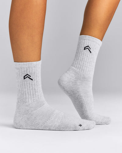 Crew Socks 3 Pack | Gray/White/Black