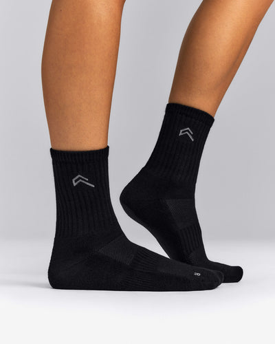 Crew Socks 3 Pack | Gray/White/Black