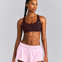 EasyLift™ Cross Back Sports Bra New Branding | Plum Brown