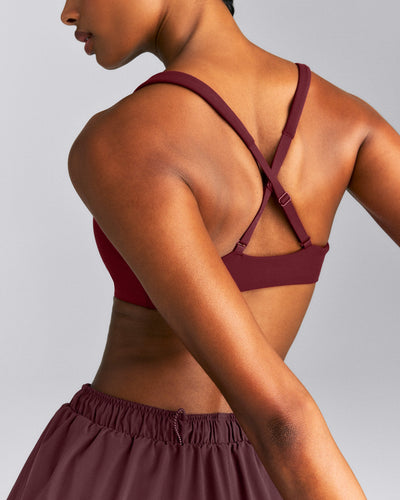 EasyLift™ Cross Back Sports Bra New Branding | Rosewood