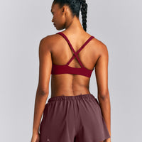 EasyLift™ Cross Back Sports Bra New Branding | Ruby Red