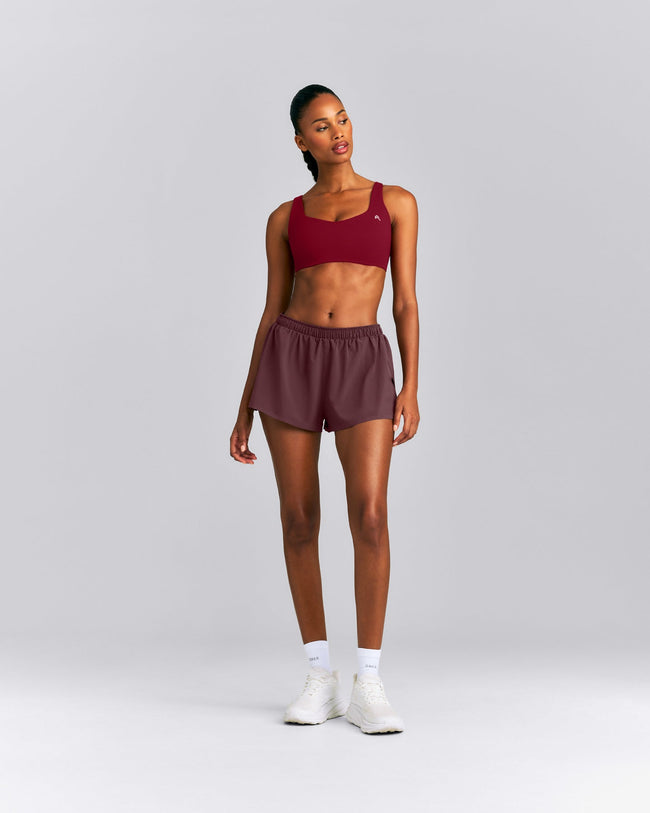 EasyLift™ Cross Back Sports Bra New Branding | Ruby Red