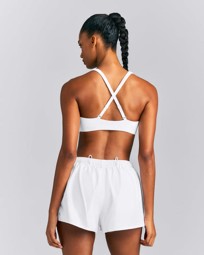 EasyLift™ Cross Back Sports Bra New Branding | White