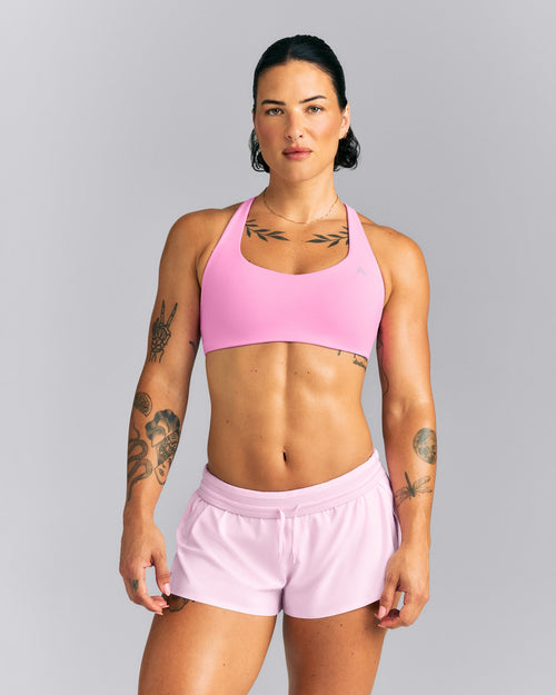 EasyLift™ Cross Back Sports Bra | Power Pink