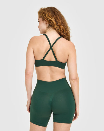 EasyLift™ Cross Back Sports Bra | Racing Green