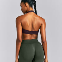 EasyLift™ Halter Bralette New Branding | Dark Umber Brown