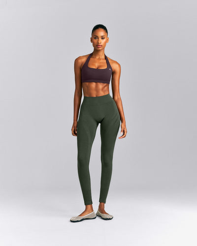 EasyLift™ Halter Bralette New Branding | Dark Umber Brown