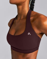 EasyLift™ Halter Bralette New Branding | Plum Brown