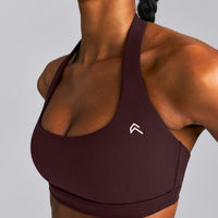 EasyLift™ Halter Bralette New Branding | Plum Brown