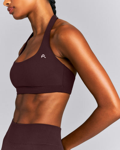 EasyLift™ Halter Bralette New Branding | Plum Brown