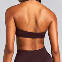 EasyLift™ Halter Bralette New Branding | Plum Brown
