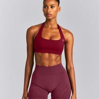 EasyLift™ Halter Bralette New Branding | Ruby Red
