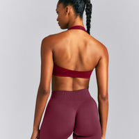 EasyLift™ Halter Bralette New Branding | Ruby Red