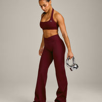 EasyLift™ Halter Bralette with Gray Logo | Rosewood