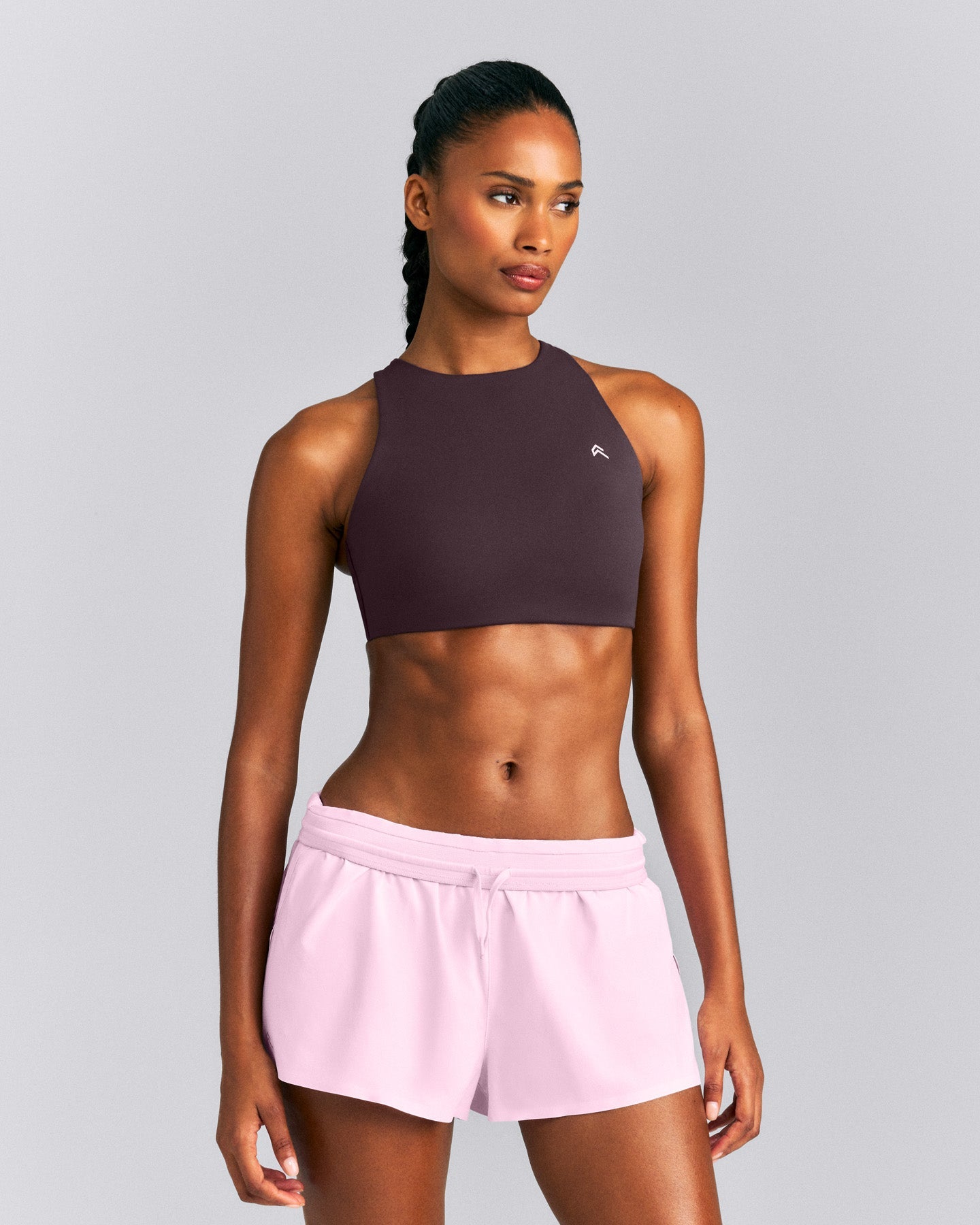 EasyLift™ High Neck Sports Bra New Branding | Dark Umber Brown
