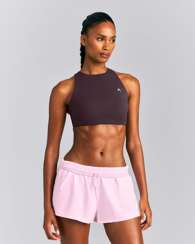 EasyLift™ High Neck Sports Bra New Branding | Dark Umber Brown