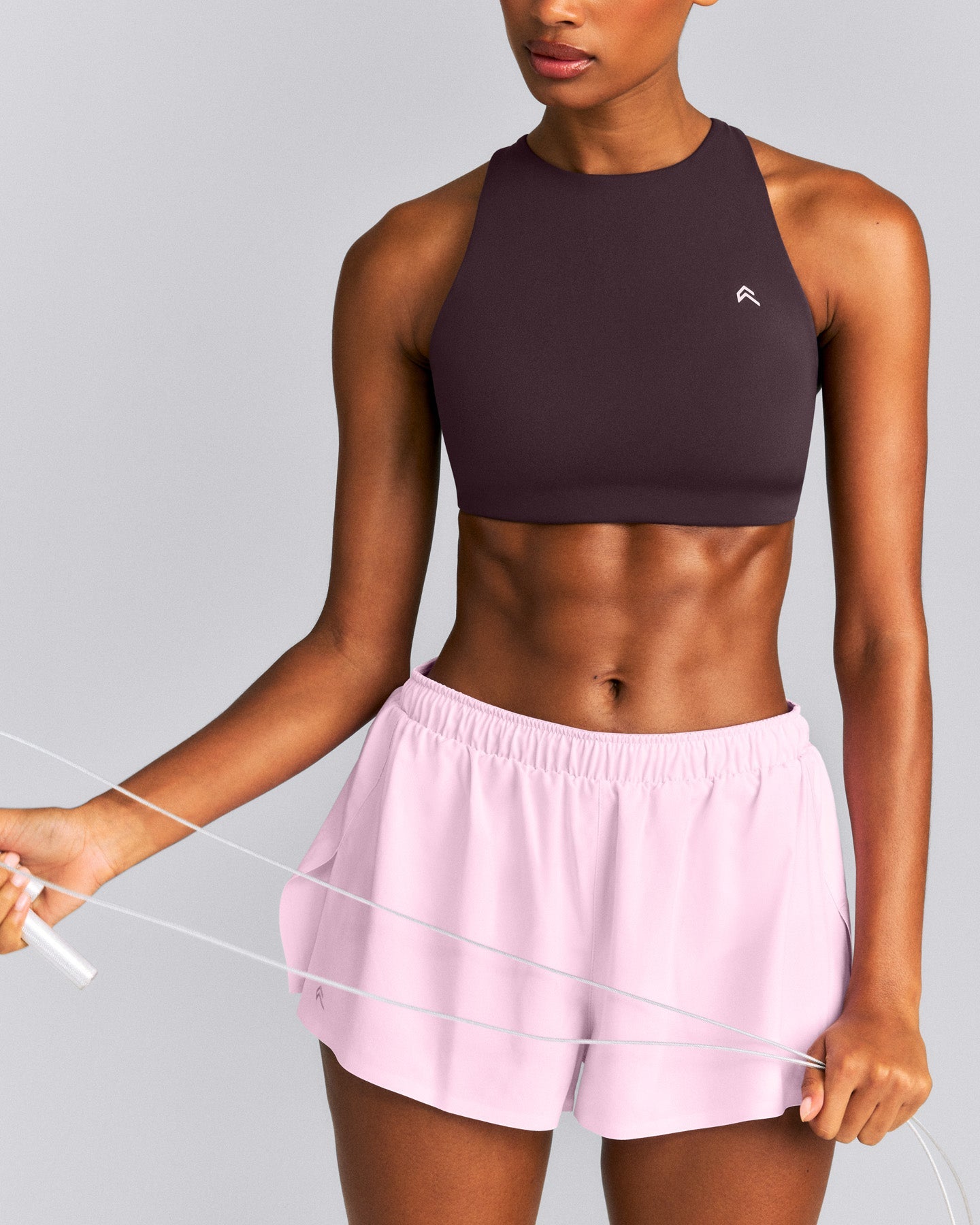 EasyLift™ High Neck Sports Bra New Branding | Dark Umber Brown