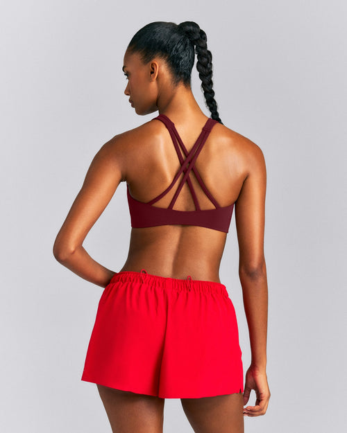 EasyLift™ High Neck Sports Bra | Rosewood